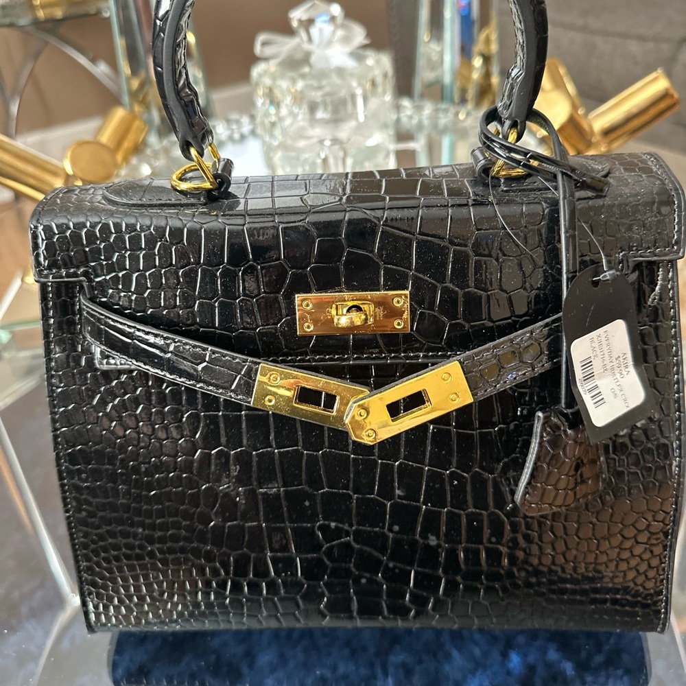 Black handbag